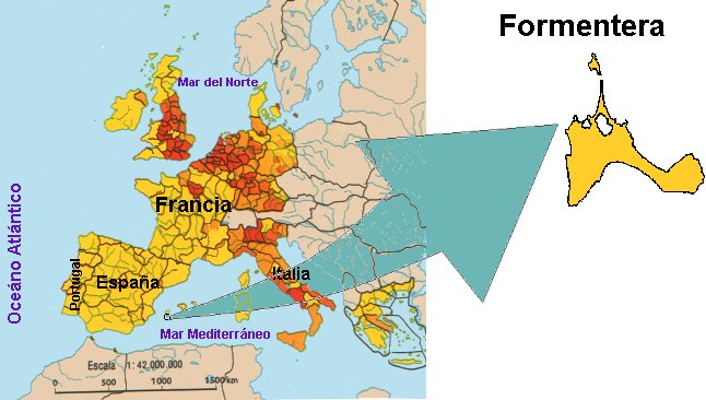 Localización de Formentera